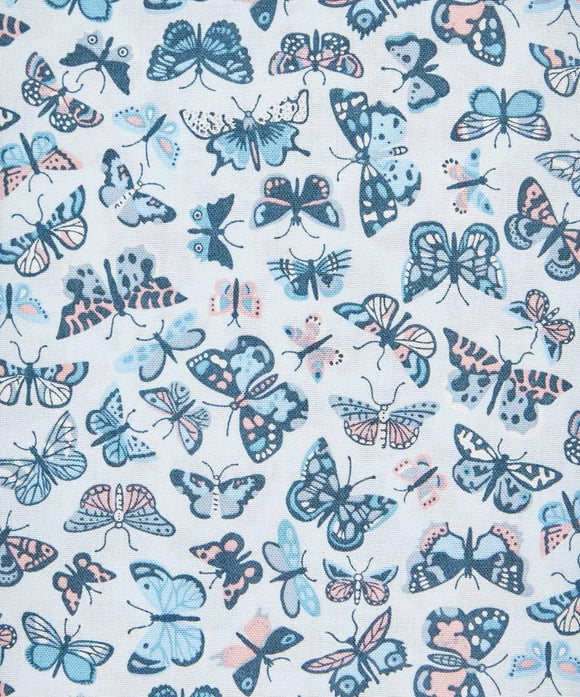 Liberty Fabrics ~ The Collectors Home- Kaleidoscope Sky light blue