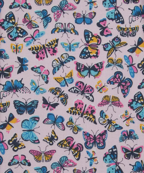 Liberty Fabrics ~ The Collectors Home- Kaleidoscope Sky pink