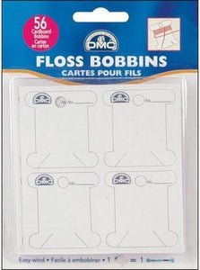 DMC ~ Floss cardboard bobbins