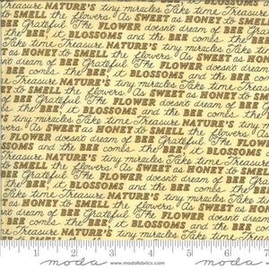 Bee Grateful ~Sweet Words~ Honey Yellow