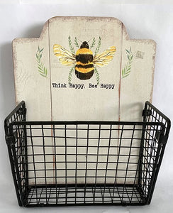Bee Hanging Basket ~ Think Happy Bee Happy