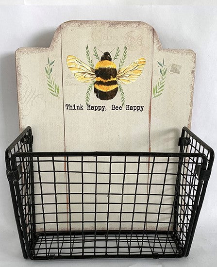 Bee Hanging Basket ~ Think Happy Bee Happy~HB5