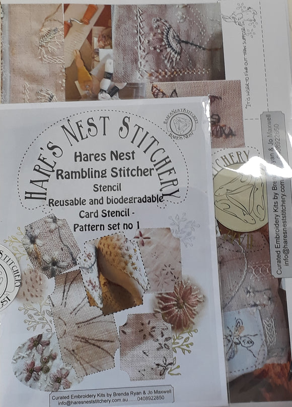 Hare's Nest Stitchery  ~ Rambling Stitcher ~ Purse kit