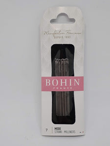 Bohin ~Milliners-Straw Size 7- 12/pkt