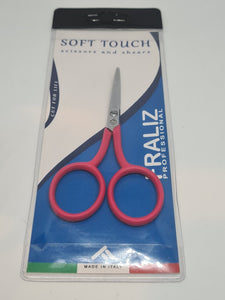 Soft Touch Scissors~ Pink Wide bow embroidery 4in ~ Fraliz