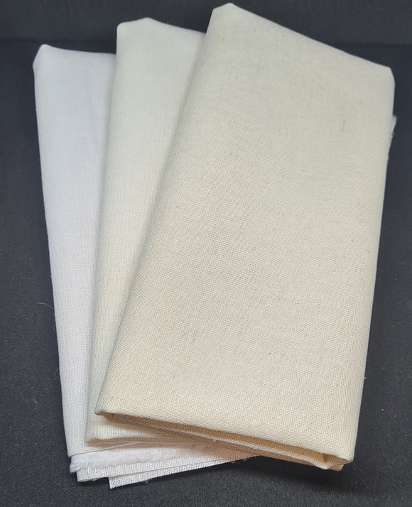 Devonstone Linen Cotton~ Solid Natural Sample Bundle