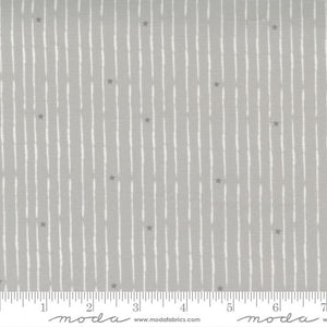 Little Ducklings ~Paper + Cloth~ stripes & stars~ grey