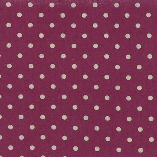 Linen Mochi Dots~ Boysenberry 32910-19 ~ Moda