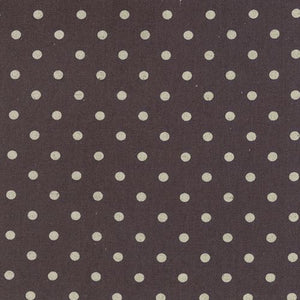 Linen Mochi Dots~ Charcoal 32910-20 ~ Moda