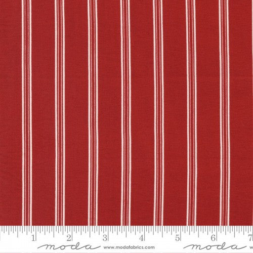 Red and White Gatherings~Double Stripe~Crimson