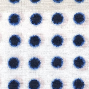 Sakuru~ white & blue dots~ Japanese fabric