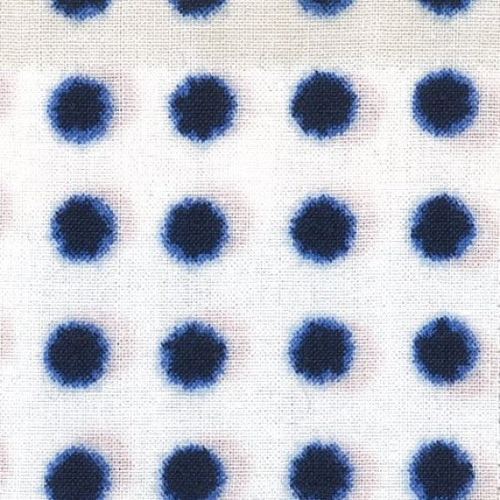 Sakuru~ white & blue dots~ Japanese fabric