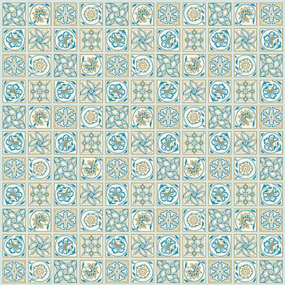 Liberty ~ The Emporium Collection 3~ Argyll Tile in Seaglass