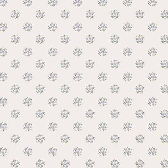 Petit Point~Flower Circles~ Grey