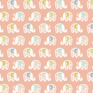 Baby Safari~ elephants~pink