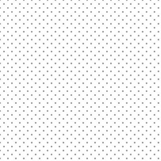 Pin Dots~ White/light grey ~colour 102