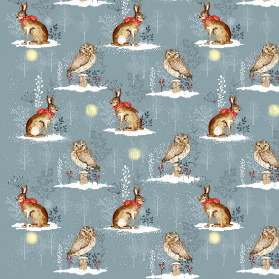 Winter Moon~Rabbits & Owls