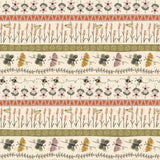 Botanicals ~ Lynette Anderson ~ Birdsong stripe~Snowdrop