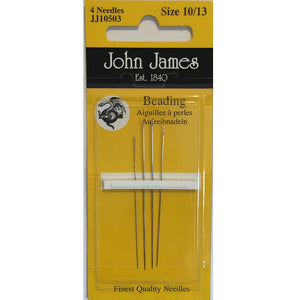 John James  ~ Beading Needles size 10/13