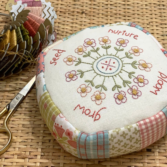 The Birdhouse Blooming Lovely Pincushion Pattern ~ Blume & Grow