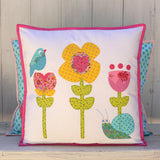 "Happy Days" ~ Cushion pattern by Claire Turpin
