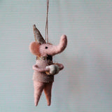 Boston Elephant~ hanging ornament