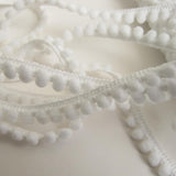 Bobble Fringe Trim~ Cream ~ 18 mm~ 1 metre increments