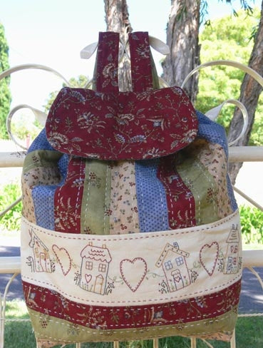 Gail Pan~ Heart of the home backpack~ pattern
