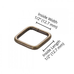 Rectangle Ring (0.5") 2pk  - byannie
