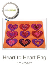 Sue Spargo - "Heart to Heart" bag pattern