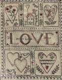 Kathy Schmitz - "Love Sampler" Pattern
