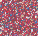 Liberty ~Merry & Bright Collection~Red Fat Quarter Bundle