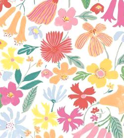 Liberty Fabrics - The Artist's Home - Sketchbook Bloom - Pinks