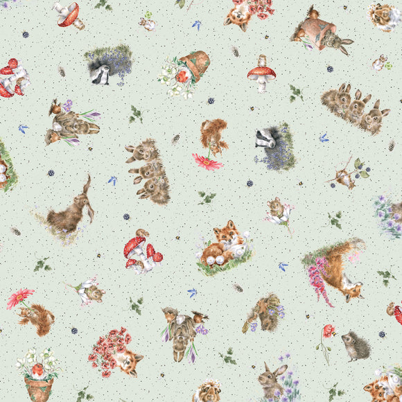 Bramble Patch ~Tossed Animals~green