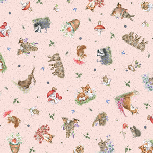 Bramble Patch ~Tossed Animals~ pink