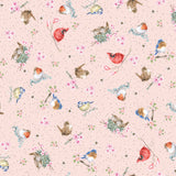 Bramble Patch ~Tossed Birds~pink