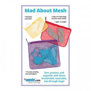"Mad About Mesh"  (3 sizes) bag pattern-byannie