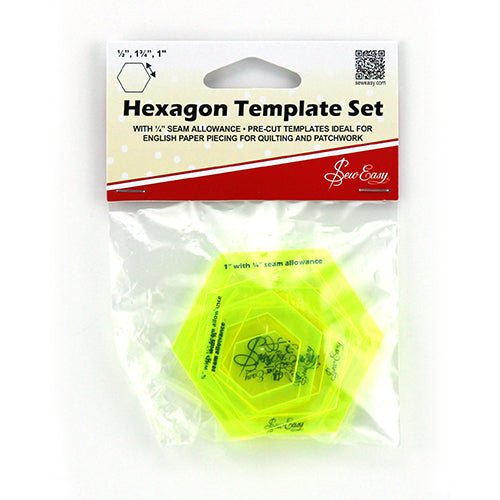 Sew Easy~Hexagon Template Sets