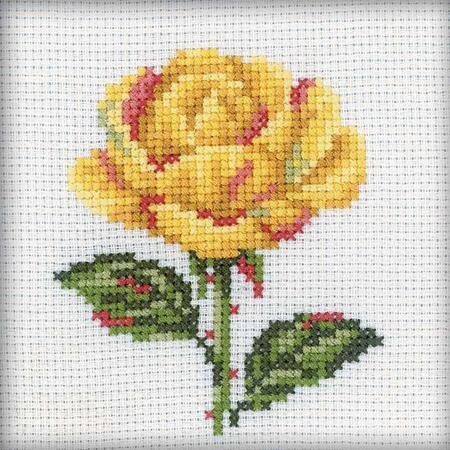 Yellow Rose  H169~ Pattern & Kit