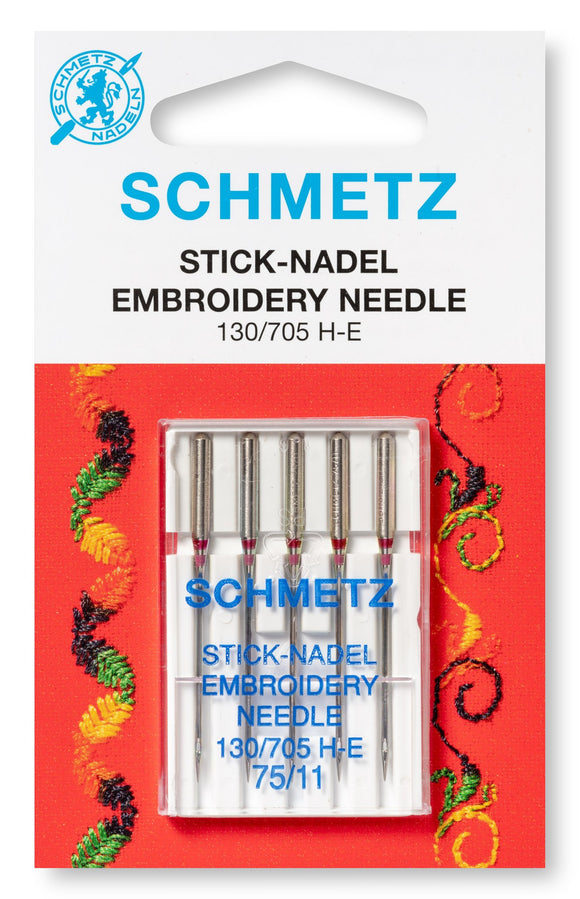 Schmetz Embroidery Needle Size  75/90