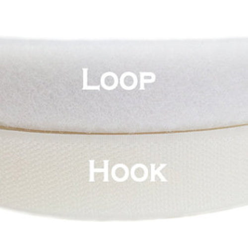 Hook  & Loop Tape-Sew on 25 mm white