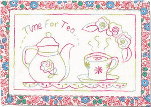 Time for Tea~ Mug Rug Pattern