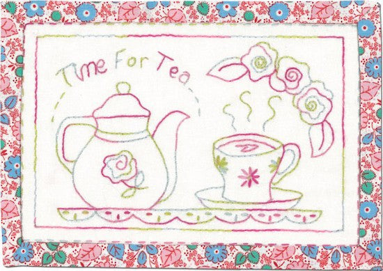 Time for Tea~ Mug Rug Pattern