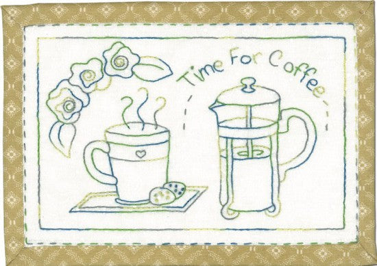 Time for Coffee~ Mug Rug Pattern
