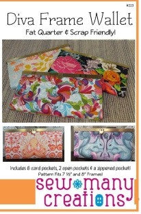 Sew Many Creations - Diva Frame Wallet Pattern