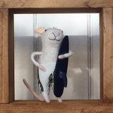 "Murphy" Surfer Mouse ~ standing ornament~