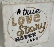 Love Story ~  block sign