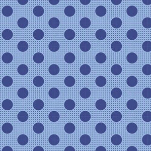 Tilda ~ Medium Dots Denim Blue