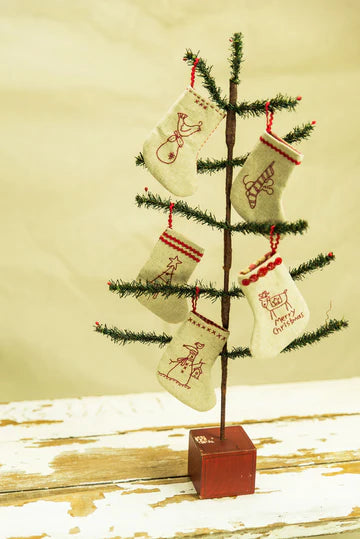 The Birdhouse Christmas Pattern ~Mini Merry Stockings