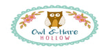 Pre-order~EPP & template pack for the "Owl & Hare Hollow" Homespun BOM Quilt